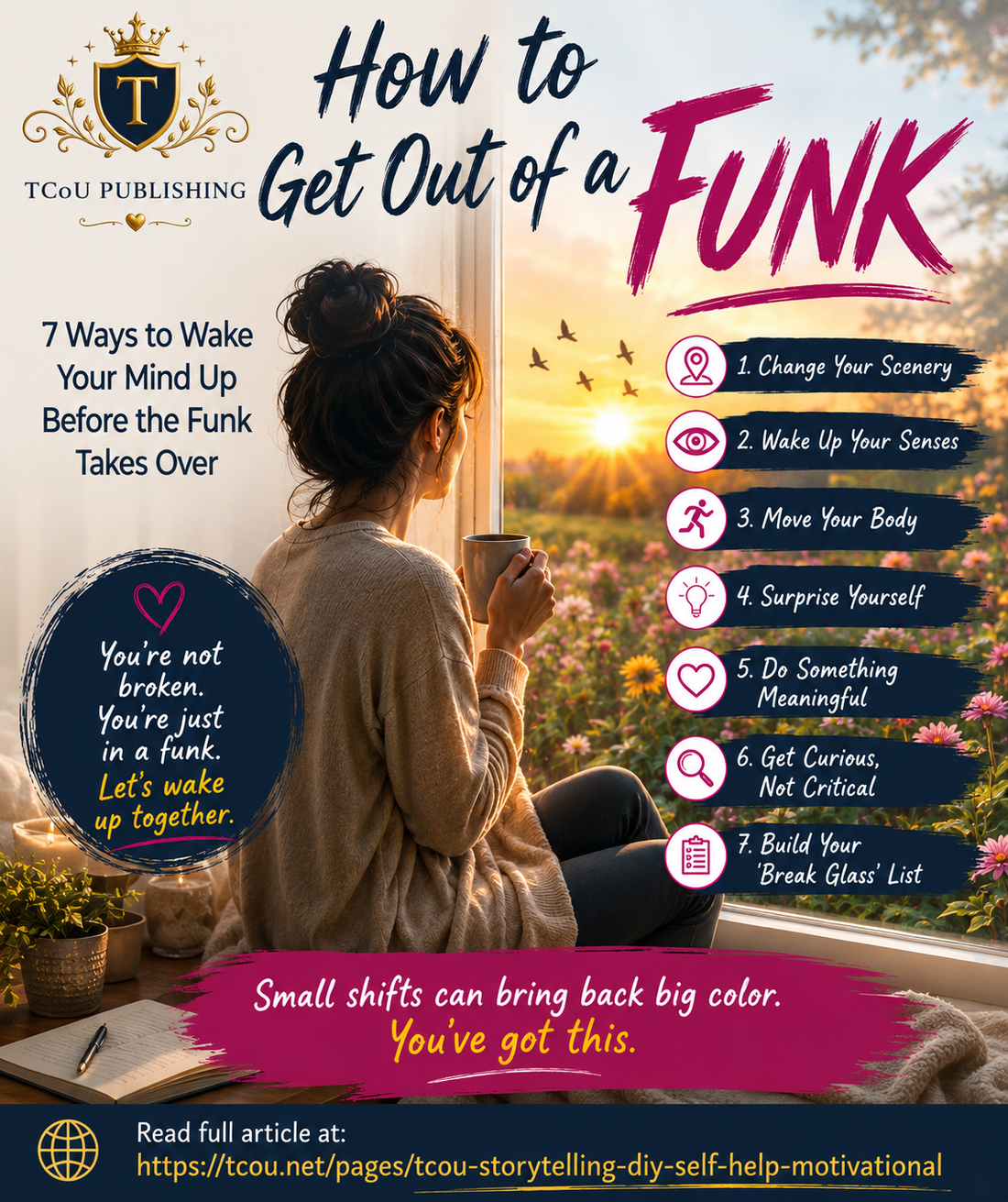 “How to Get Out of a Funk” by: D. Burrell and TCoU Publishing