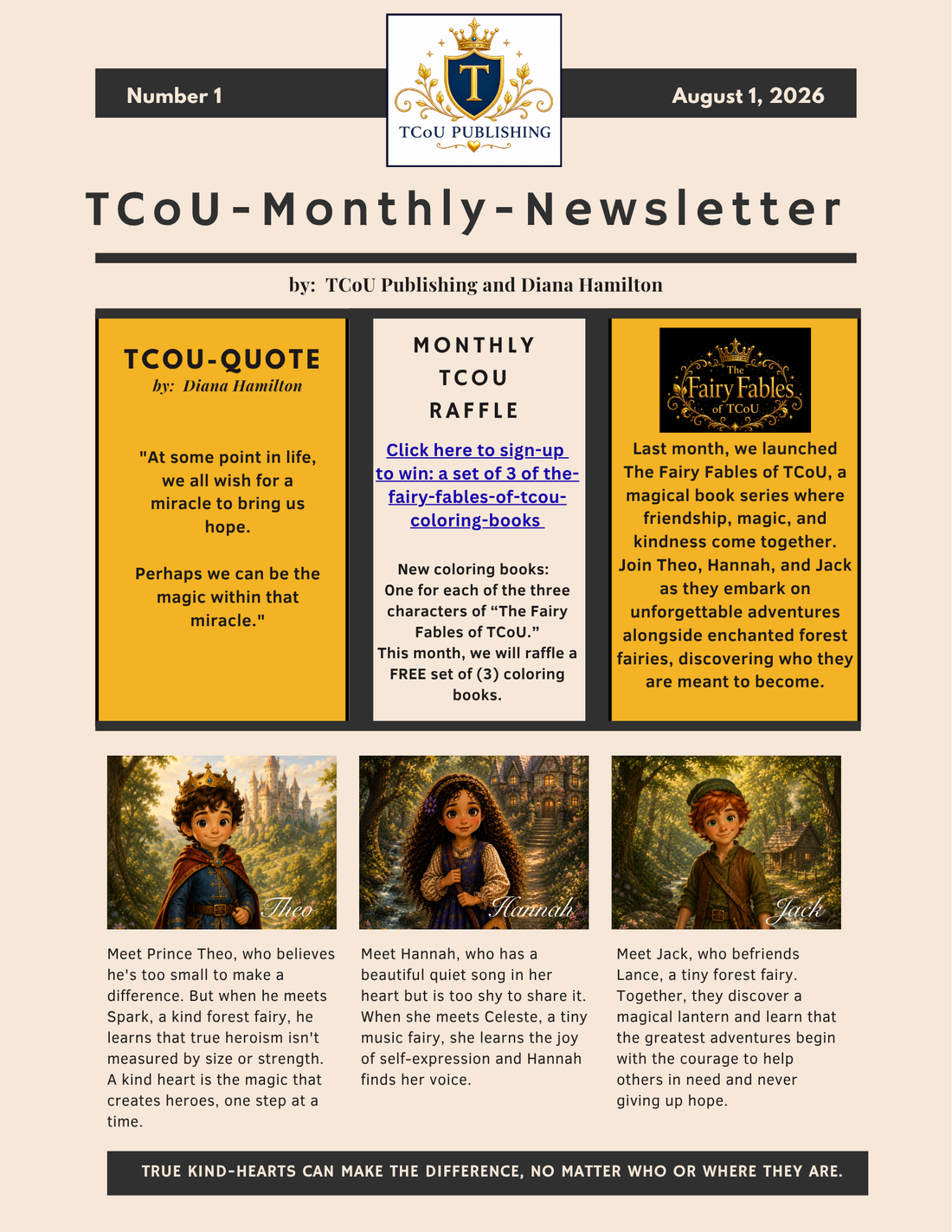 TCoU Newsletter #1