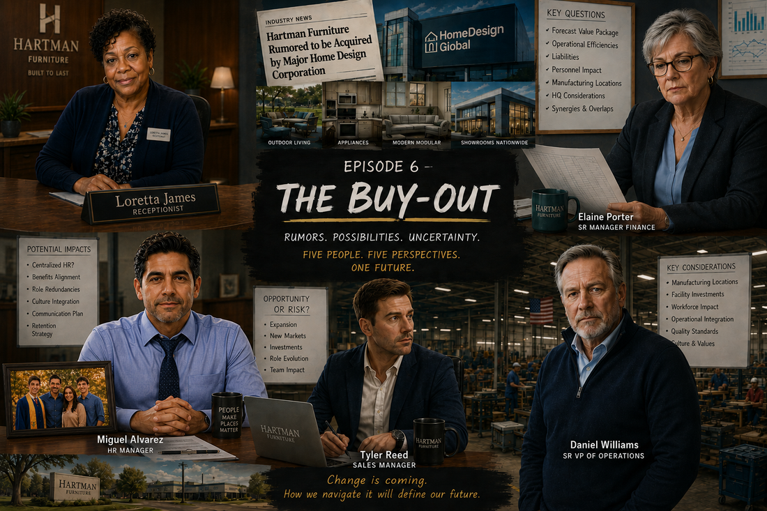 "Third Quarter"-- Episode 6: "The Buy-Out"-- (Fear turns to hope and speculations)