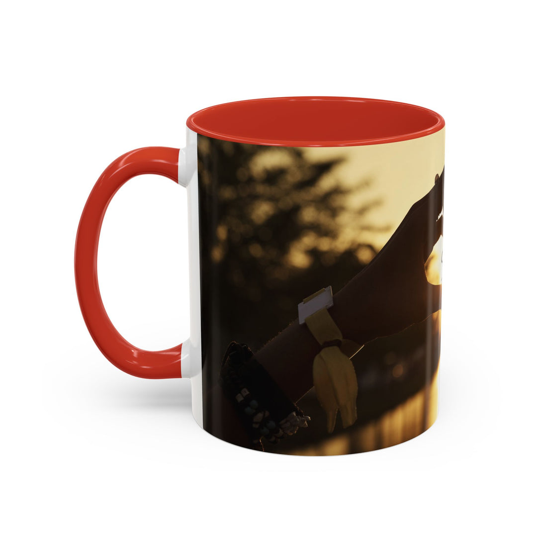 Coffee Mug - Sunset TCoU Heart Hands Design (Accent 11/15oz)