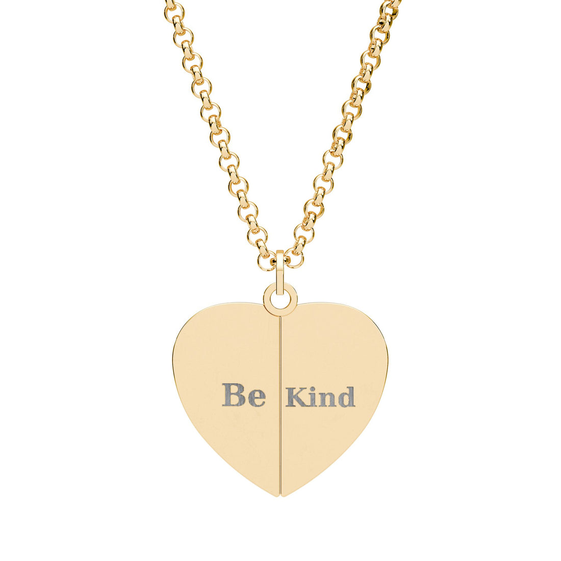 Necklace - Premium Jewelry: Hidden Message Heart Necklace (Engraving)