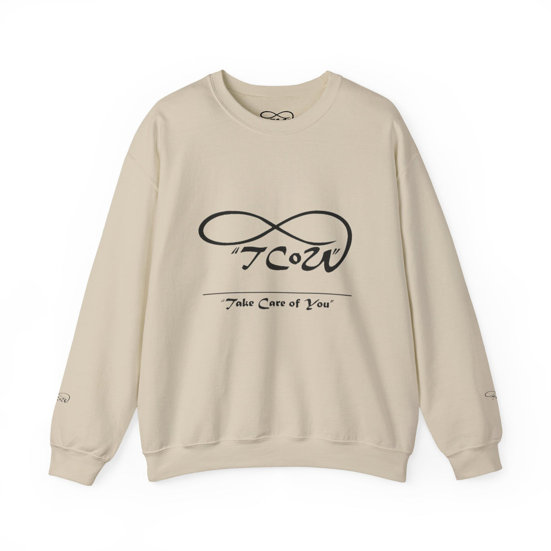 Sweatshirt - Crewneck - "Take Care of You" logo and celebrate you back printed sweatshirt