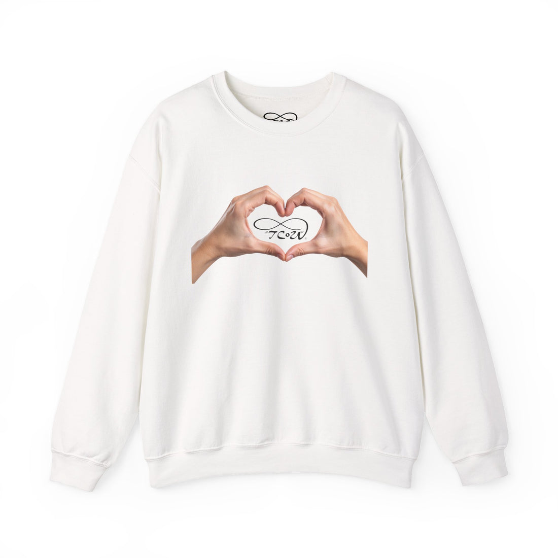 Crewneck Sweatshirt "I (heart) you" — Take Care of You