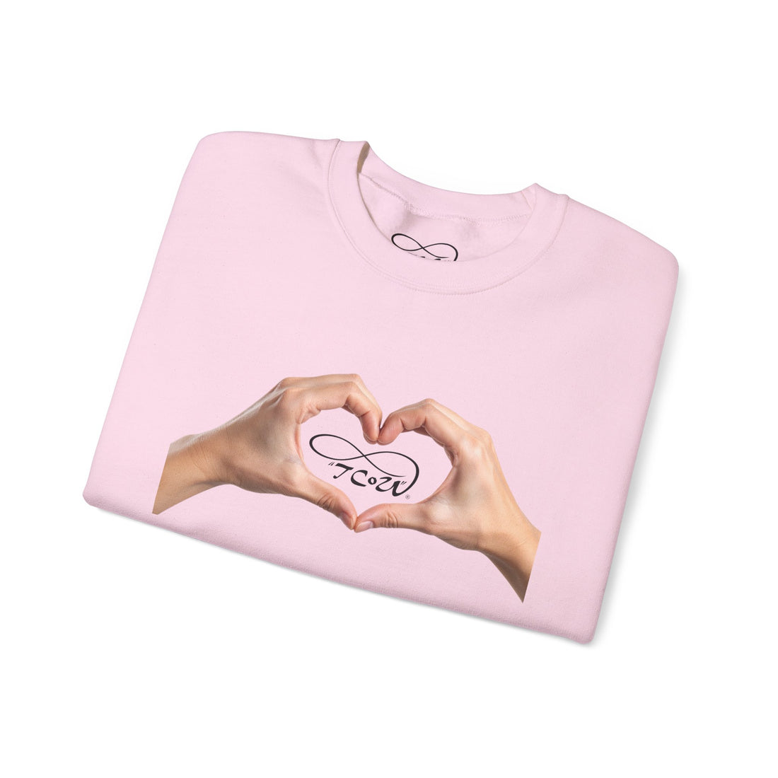 Crewneck Sweatshirt "I (heart) you" — Take Care of You