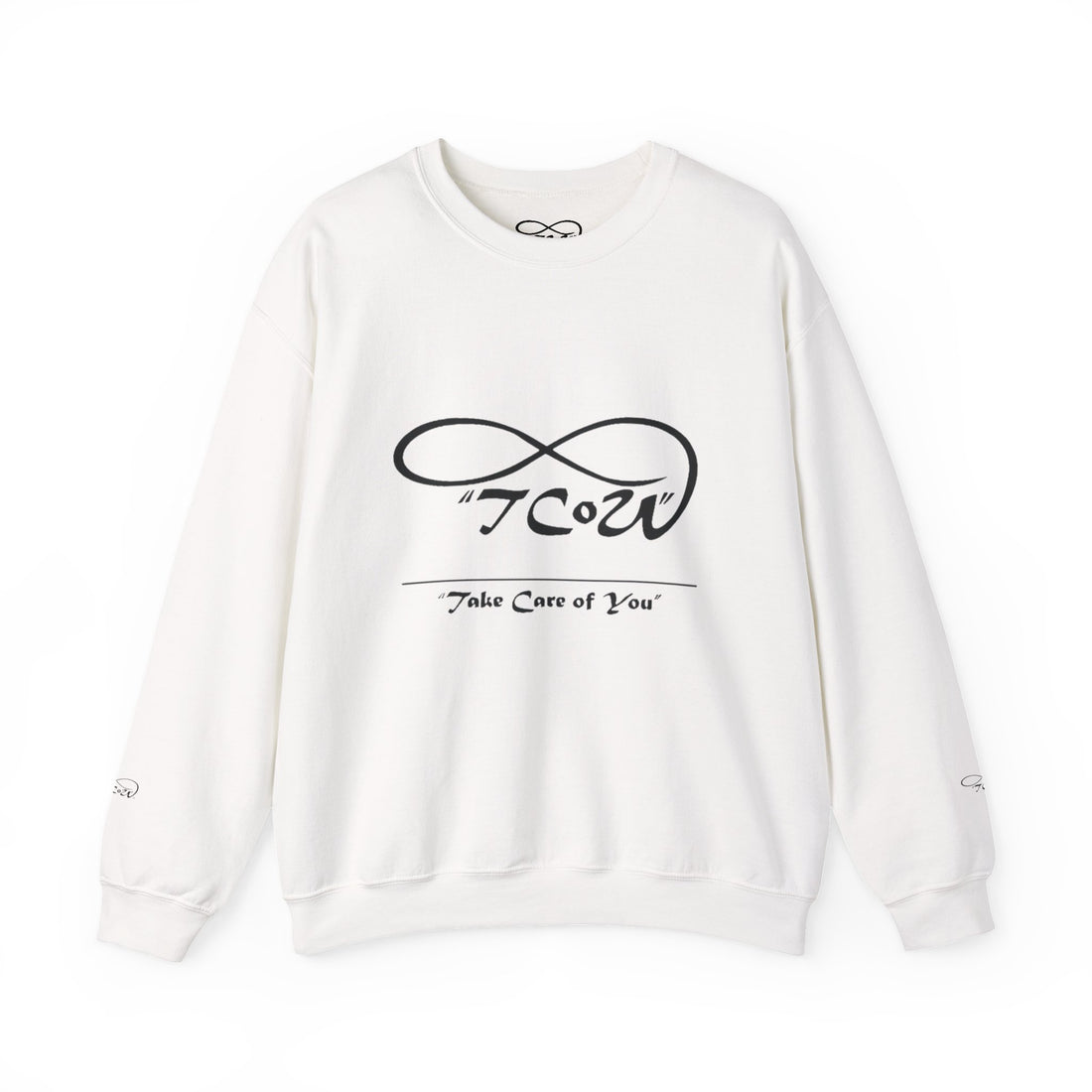 Sweatshirt - Crewneck - "Take Care of You" logo and celebrate you back printed sweatshirt