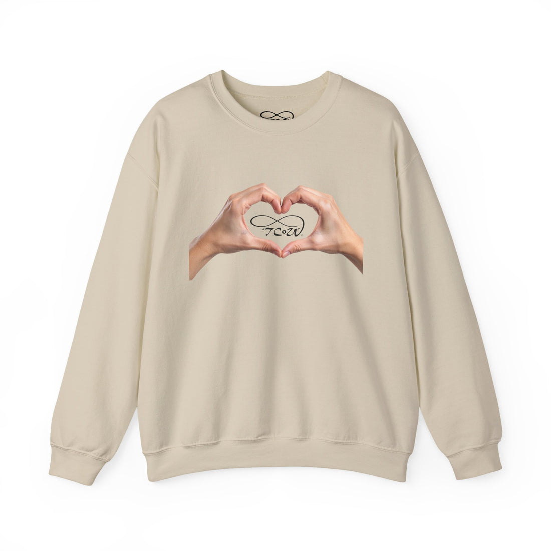 Crewneck Sweatshirt "I (heart) you" — Take Care of You