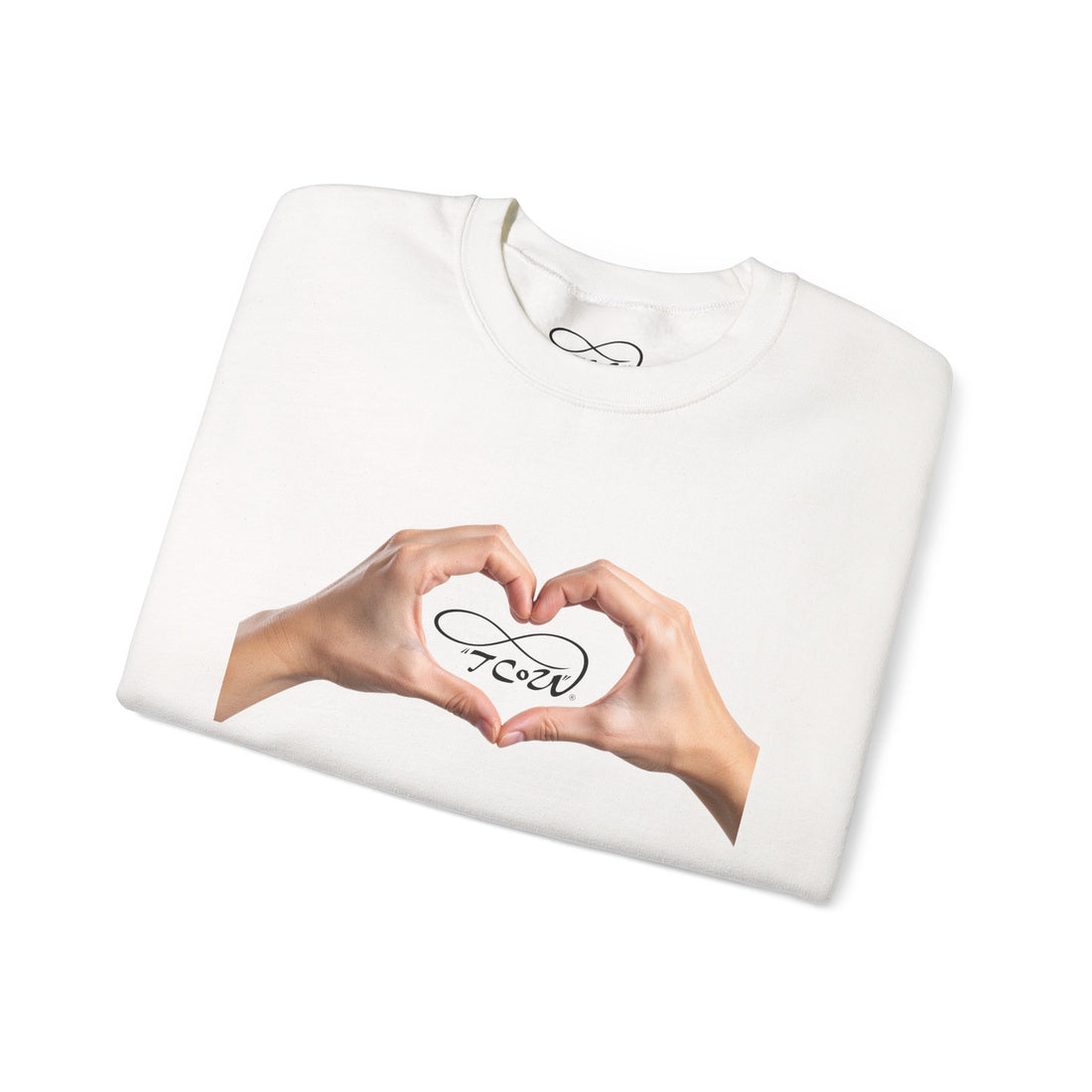 Crewneck Sweatshirt "I (heart) you" — Take Care of You