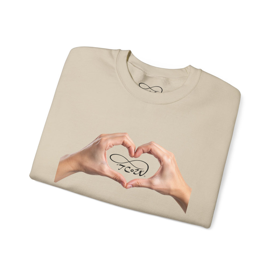 Crewneck Sweatshirt "I (heart) you" — Take Care of You