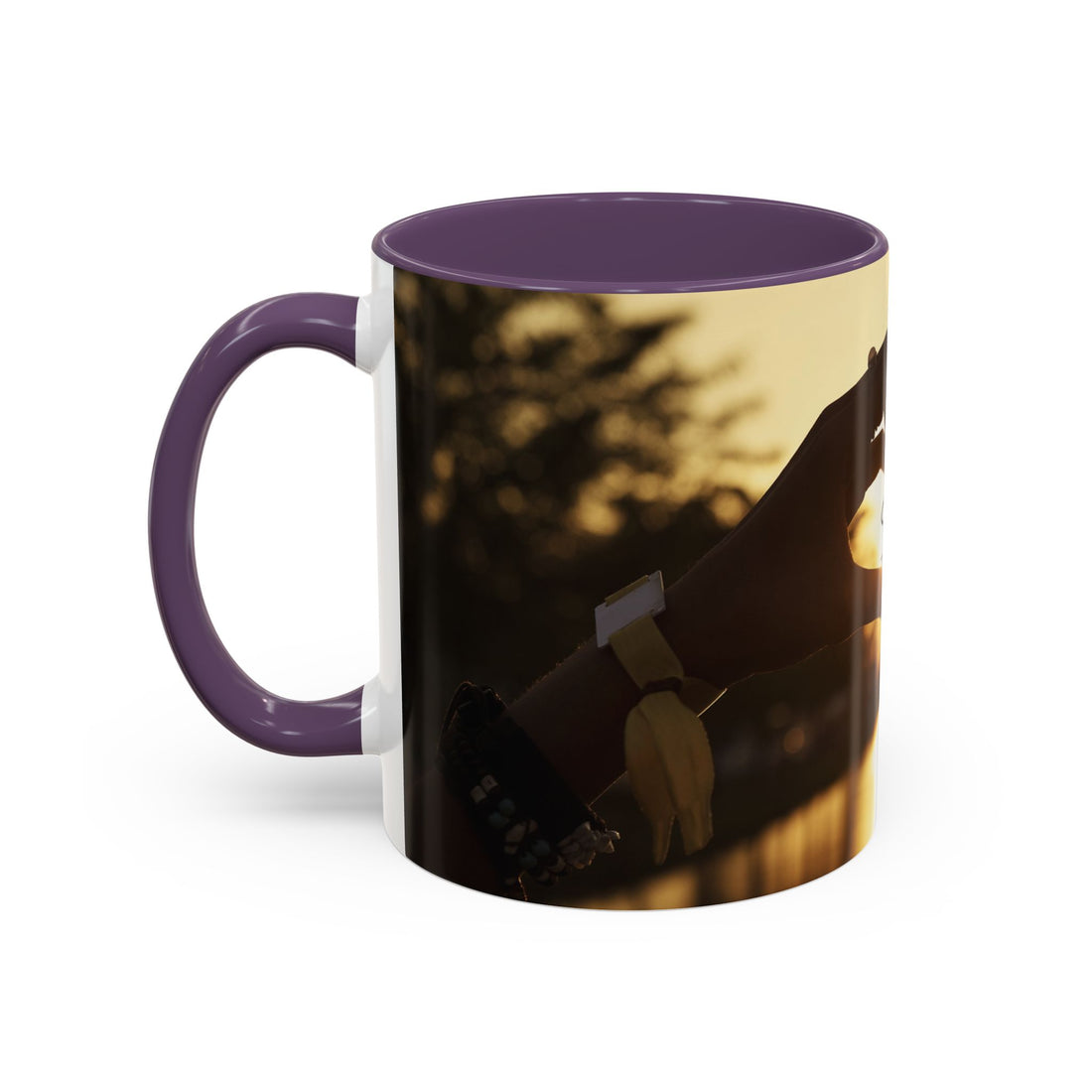 Coffee Mug - Sunset TCoU Heart Hands Design (Accent 11/15oz)