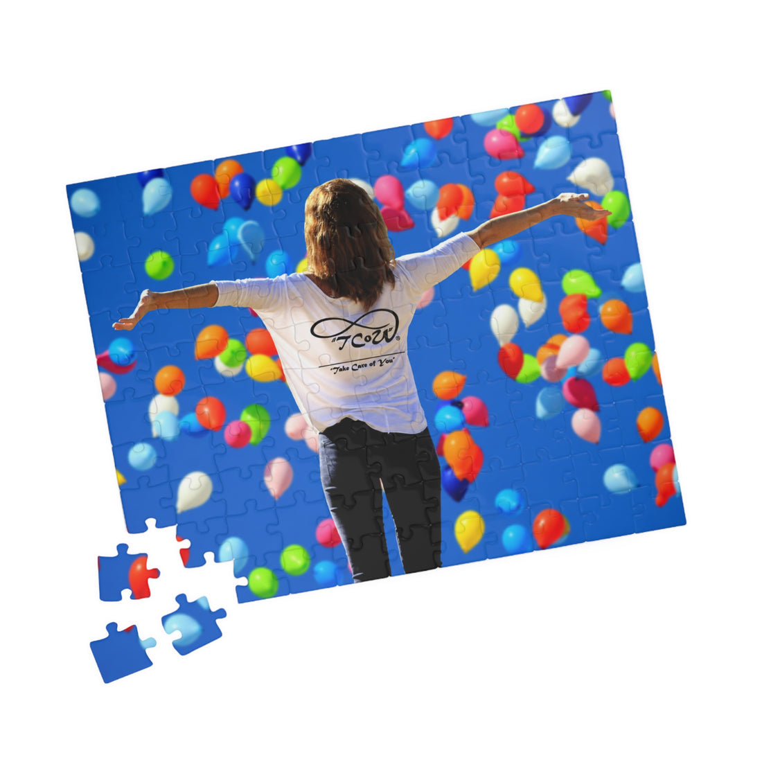 Colorful Balloon Celebration Puzzle — 110/252/520/1014-Piece Jigsaw