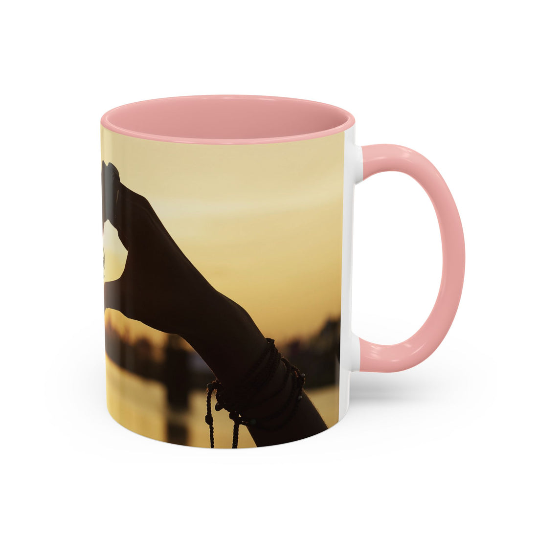 Coffee Mug - Sunset TCoU Heart Hands Design (Accent 11/15oz)