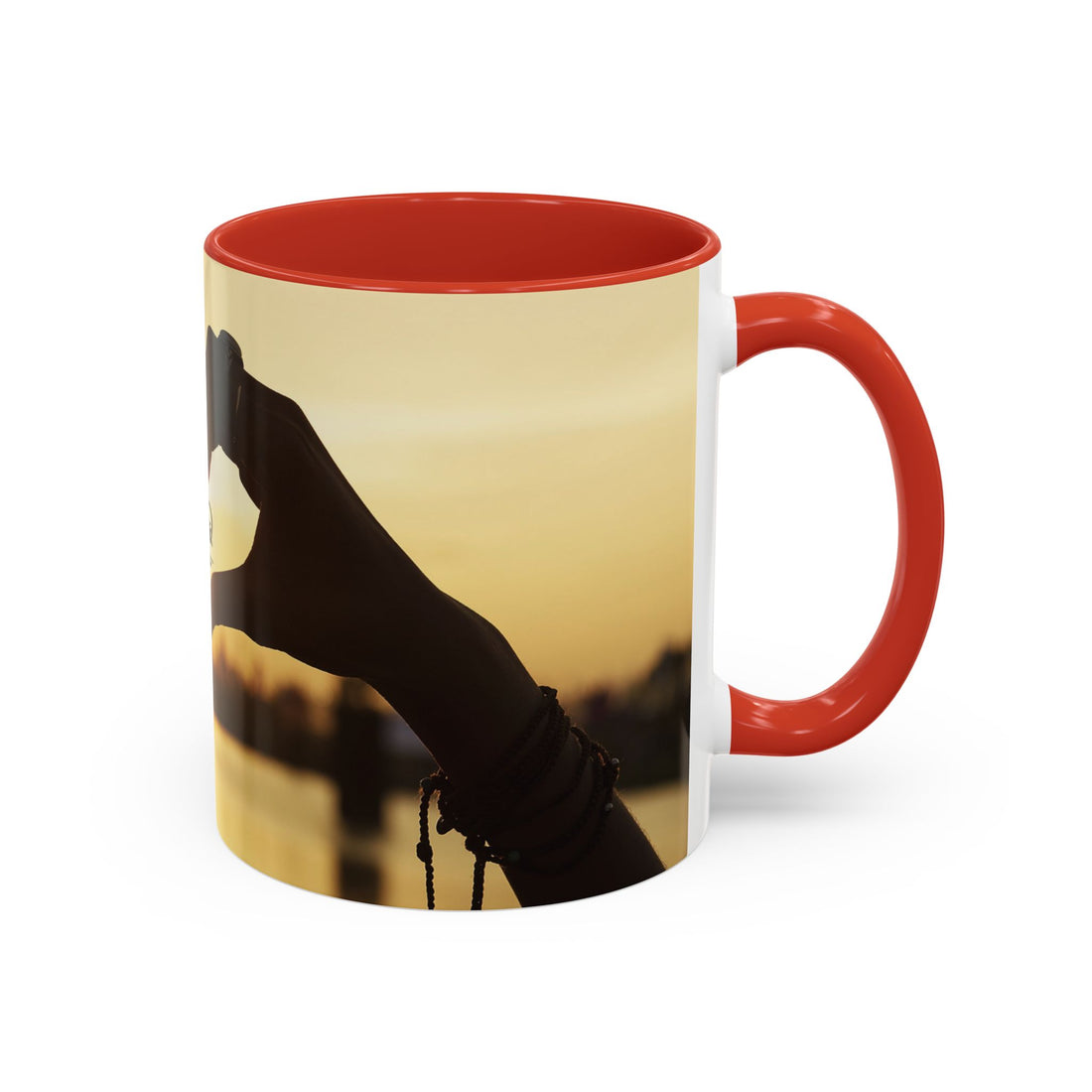 Coffee Mug - Sunset TCoU Heart Hands Design (Accent 11/15oz)