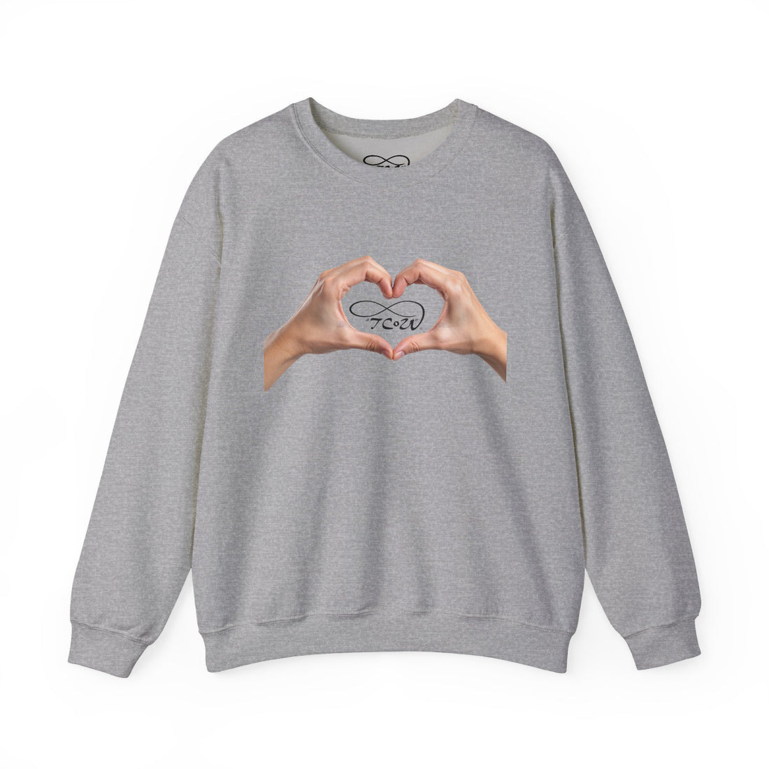 Crewneck Sweatshirt "I (heart) you" — Take Care of You