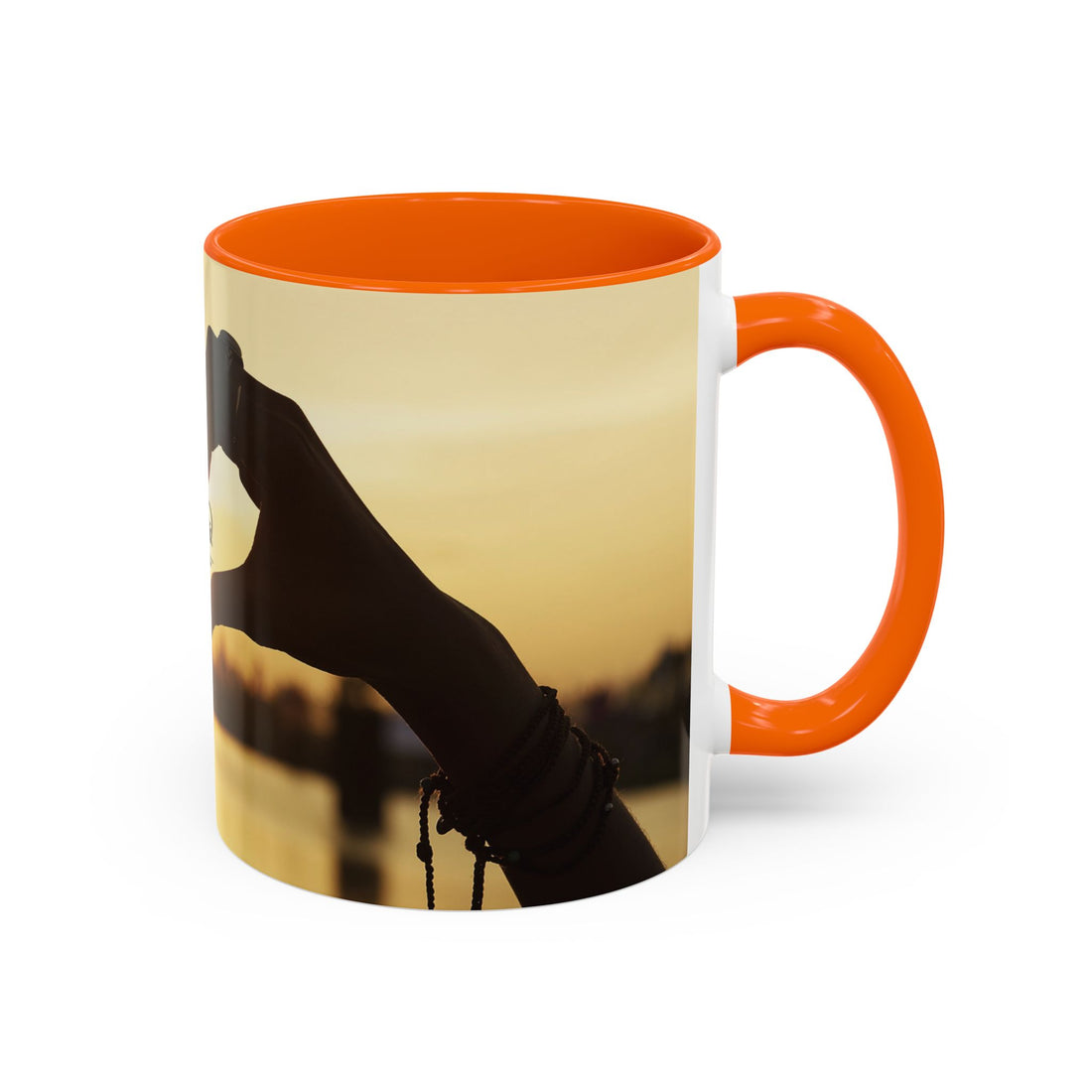 Coffee Mug - Sunset TCoU Heart Hands Design (Accent 11/15oz)