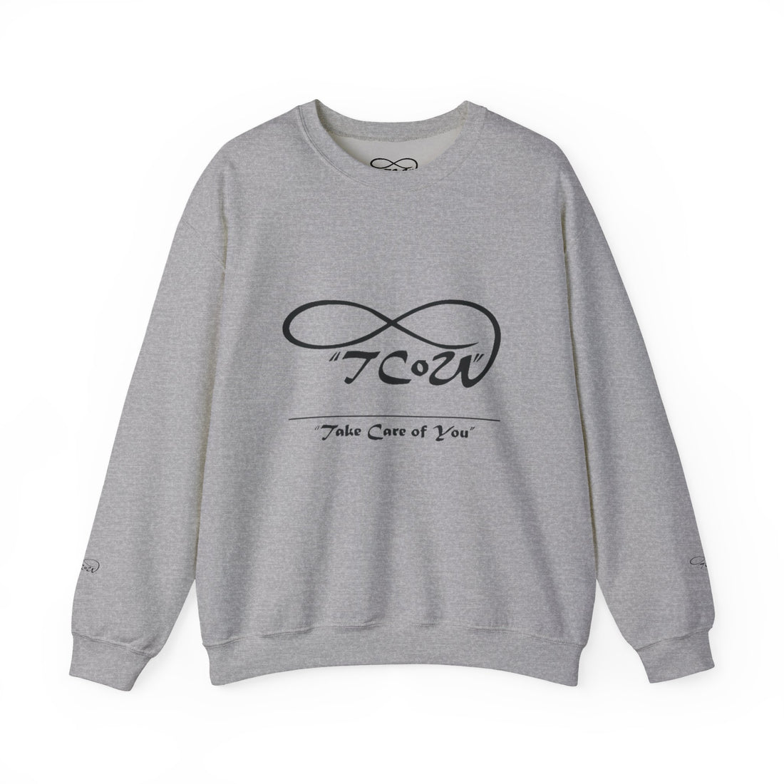 Sweatshirt - Crewneck - "Take Care of You" logo and celebrate you back printed sweatshirt