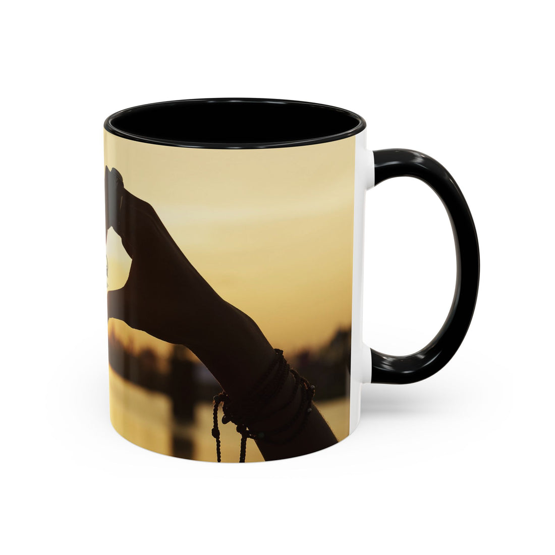 Coffee Mug - Sunset TCoU Heart Hands Design (Accent 11/15oz)