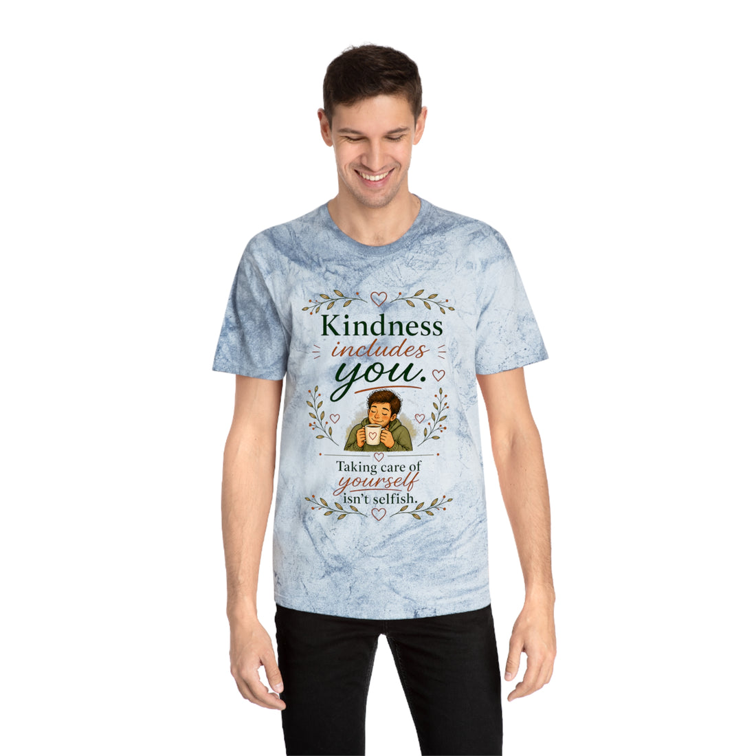 "Kindness Includes You, be kind" Self-Care, Unisex Graphic T-Shirt