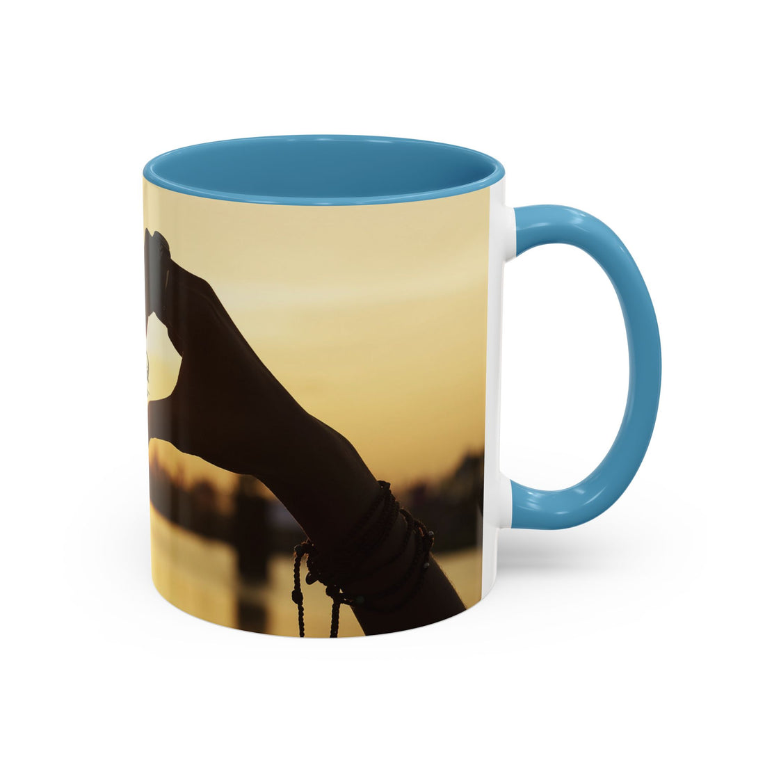 Coffee Mug - Sunset TCoU Heart Hands Design (Accent 11/15oz)