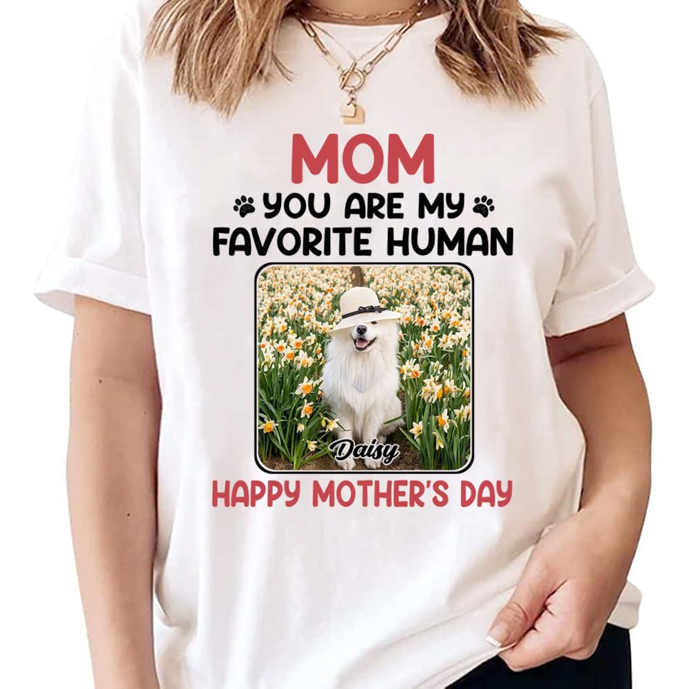 Personalized -- Dog Mom T-Shirt -- Gift Mother's Day, Custom Dog Mom Shirt, Gift for Mom, Grandma, Birthday, Mother's Day, Christmas, TCoU Recommendations from Amazon Products