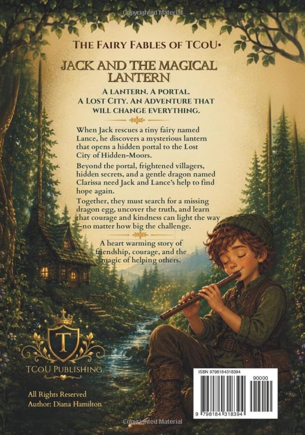 Jack and The Magical Lantern: Hard-Cover version--Jack's Adventure Beyond the Portal at the Lost City of Hidden-Moors (The Fairy Fables of TCoU)