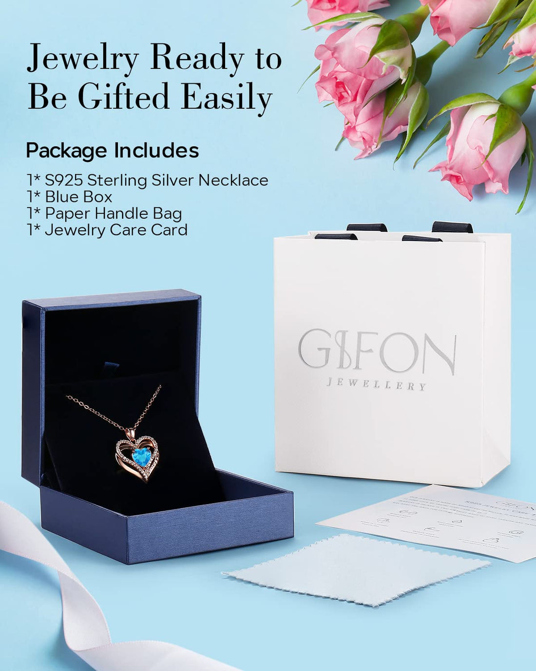 Always & Forever--I Love you Heart Necklace--S925 Sterling Silver Necklace for Women, TCoU Recommendations from Amazon Products