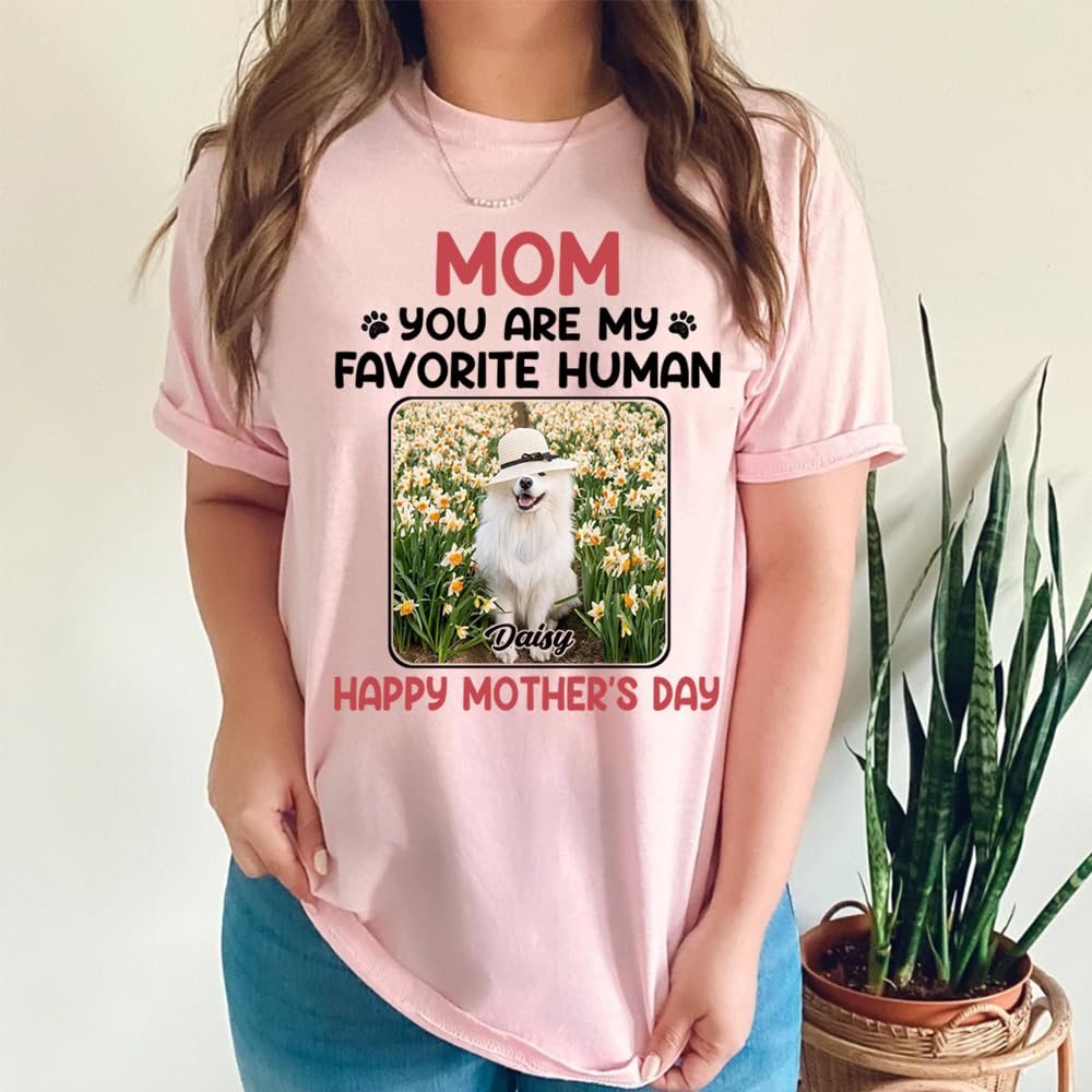 Personalized -- Dog Mom T-Shirt -- Gift Mother's Day, Custom Dog Mom Shirt, Gift for Mom, Grandma, Birthday, Mother's Day, Christmas, TCoU Recommendations from Amazon Products