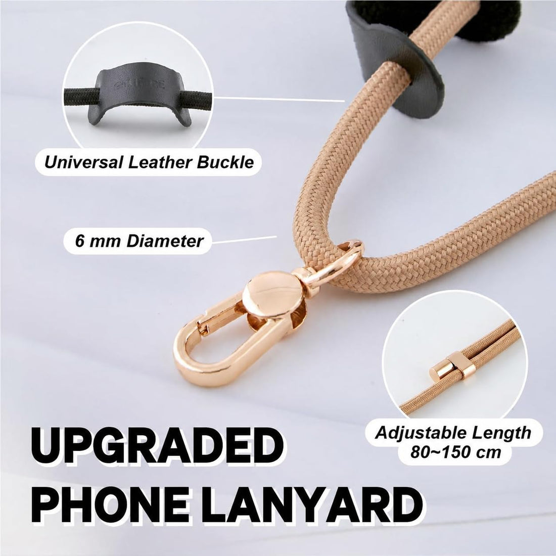 x-Amazon Best Finds - Electronics -Hands-Free-Phone Lanyard Crossbody, Anti Theft Phone Strap with 2 Tether Tabs