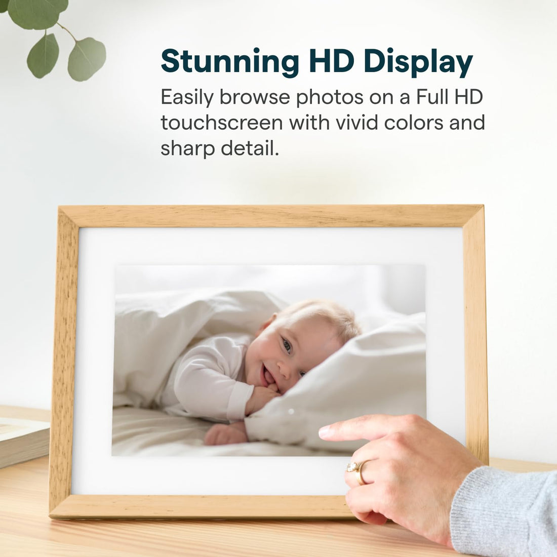x-Amazon Best Finds - Gifts-Electronics --Skylight Digital Picture Frame, Load from Phone Capability, 10" White