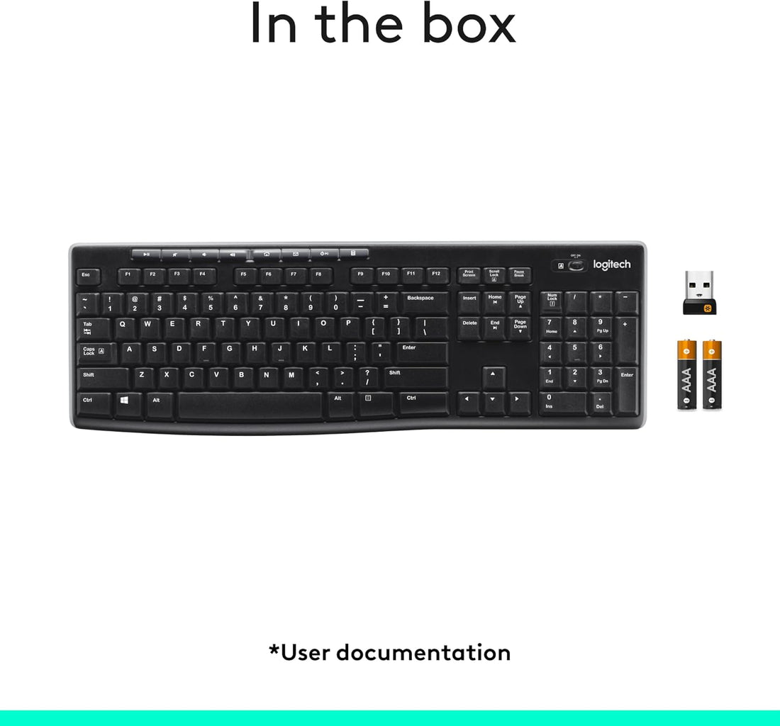 XX-Shop Amazon Products-TCoU affiliate--Logitech MK270 Full Size Wireless Keyboard and Mouse Combo - Black