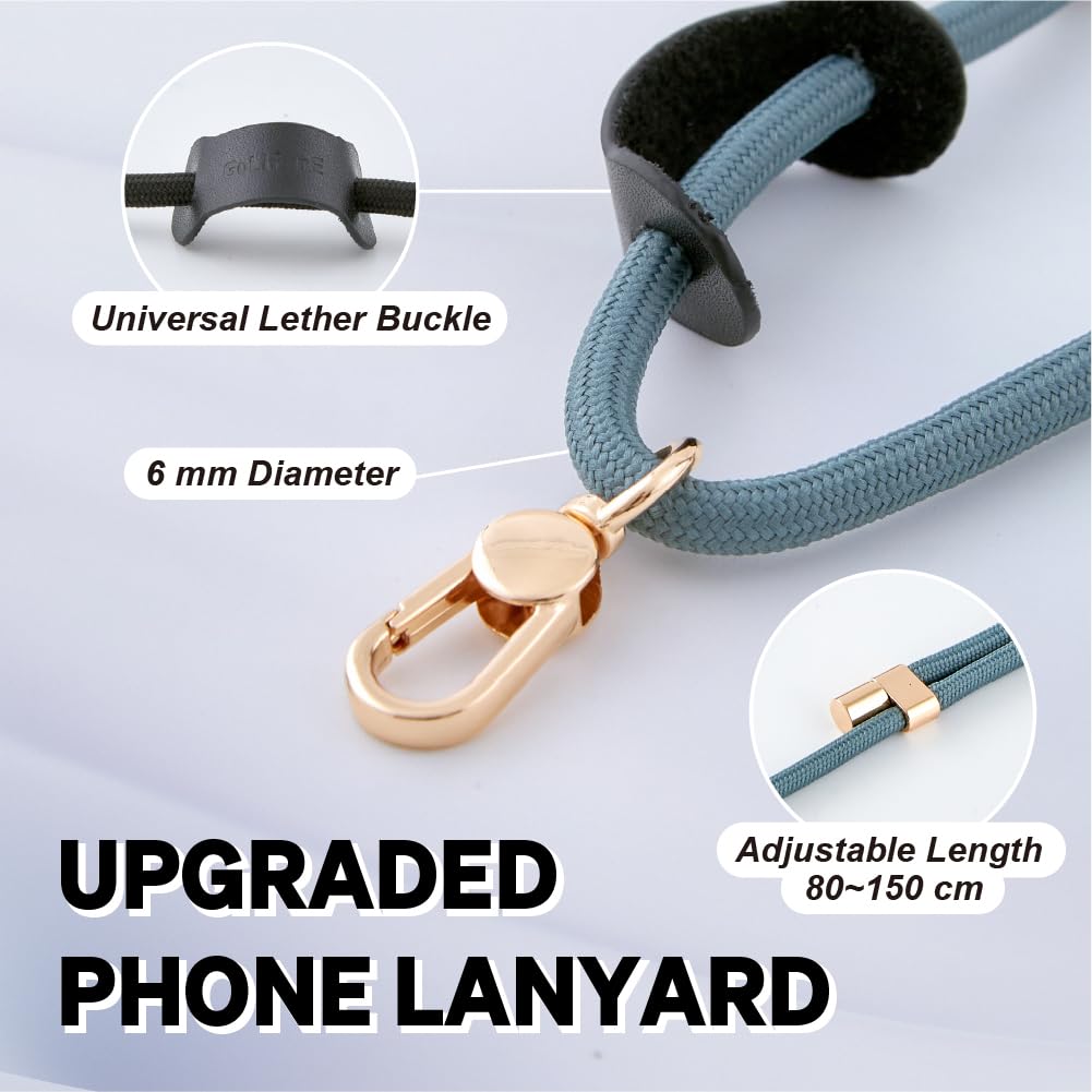 x-Amazon Best Finds - Electronics -Hands-Free-Phone Lanyard Crossbody, Anti Theft Phone Strap with 2 Tether Tabs