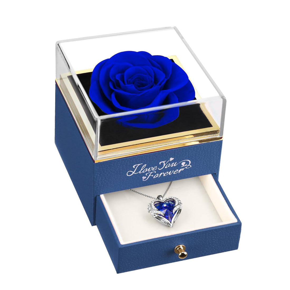 Heart Shaped Necklace--NEWNOVE Preserved Real Purple Rose with Angle Wings Necklace, Valentines Day Flowers Gifts for Mom Grandma Wife Girlfriend, I Love You Gifts for Her, Anniversary or Birthday Gifts for Women, TCoU Recommendations from Amazon Products