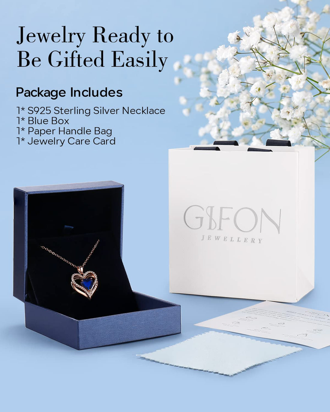 Always & Forever--I Love you Heart Necklace--S925 Sterling Silver Necklace for Women, TCoU Recommendations from Amazon Products