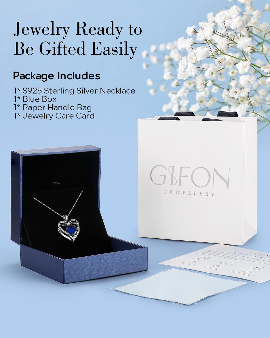 Always & Forever--I Love you Heart Necklace--S925 Sterling Silver Necklace for Women, TCoU Recommendations from Amazon Products