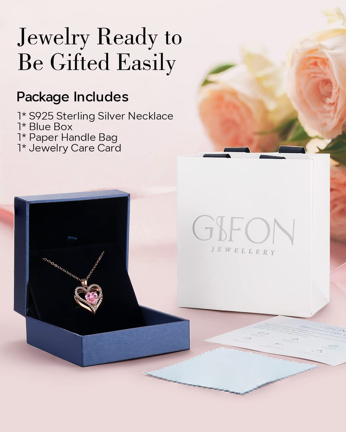 Always & Forever--I Love you Heart Necklace--S925 Sterling Silver Necklace for Women, TCoU Recommendations from Amazon Products