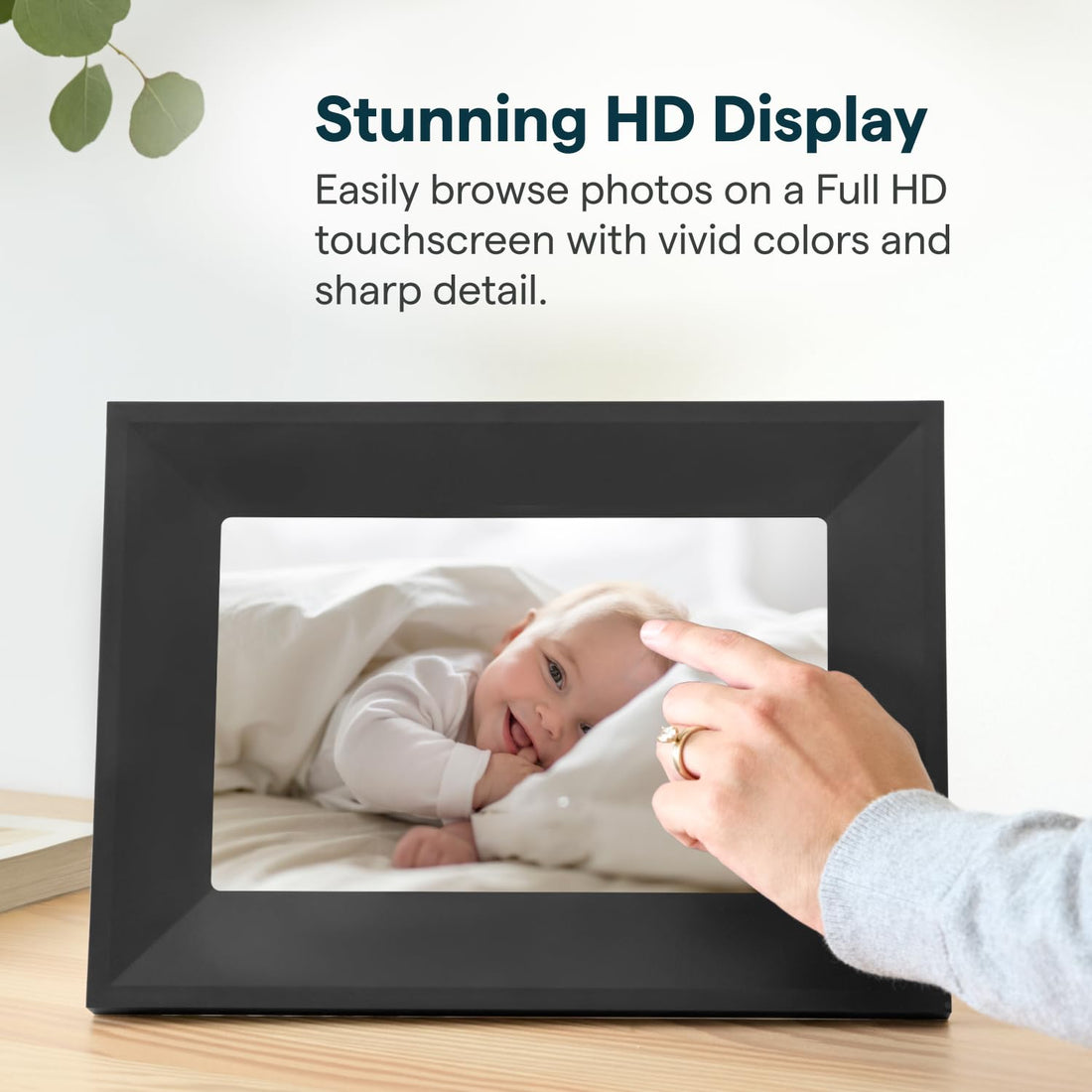 x-Amazon Best Finds - Gifts-Electronics --Skylight Digital Picture Frame, Load from Phone Capability, 10" White
