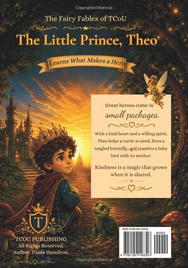 The Little Prince Theo: Hard-Cover version--Learns What Makes a Hero (The Fairy Fables of TCoU)