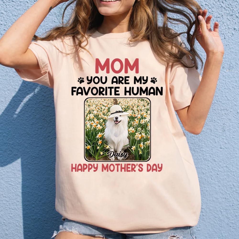 Personalized -- Dog Mom T-Shirt -- Gift Mother's Day, Custom Dog Mom Shirt, Gift for Mom, Grandma, Birthday, Mother's Day, Christmas, TCoU Recommendations from Amazon Products