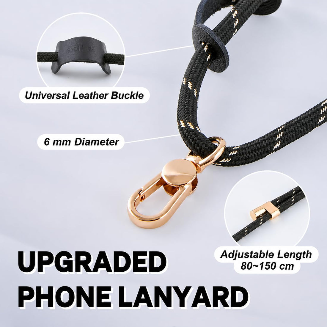 x-Amazon Best Finds - Electronics -Hands-Free-Phone Lanyard Crossbody, Anti Theft Phone Strap with 2 Tether Tabs