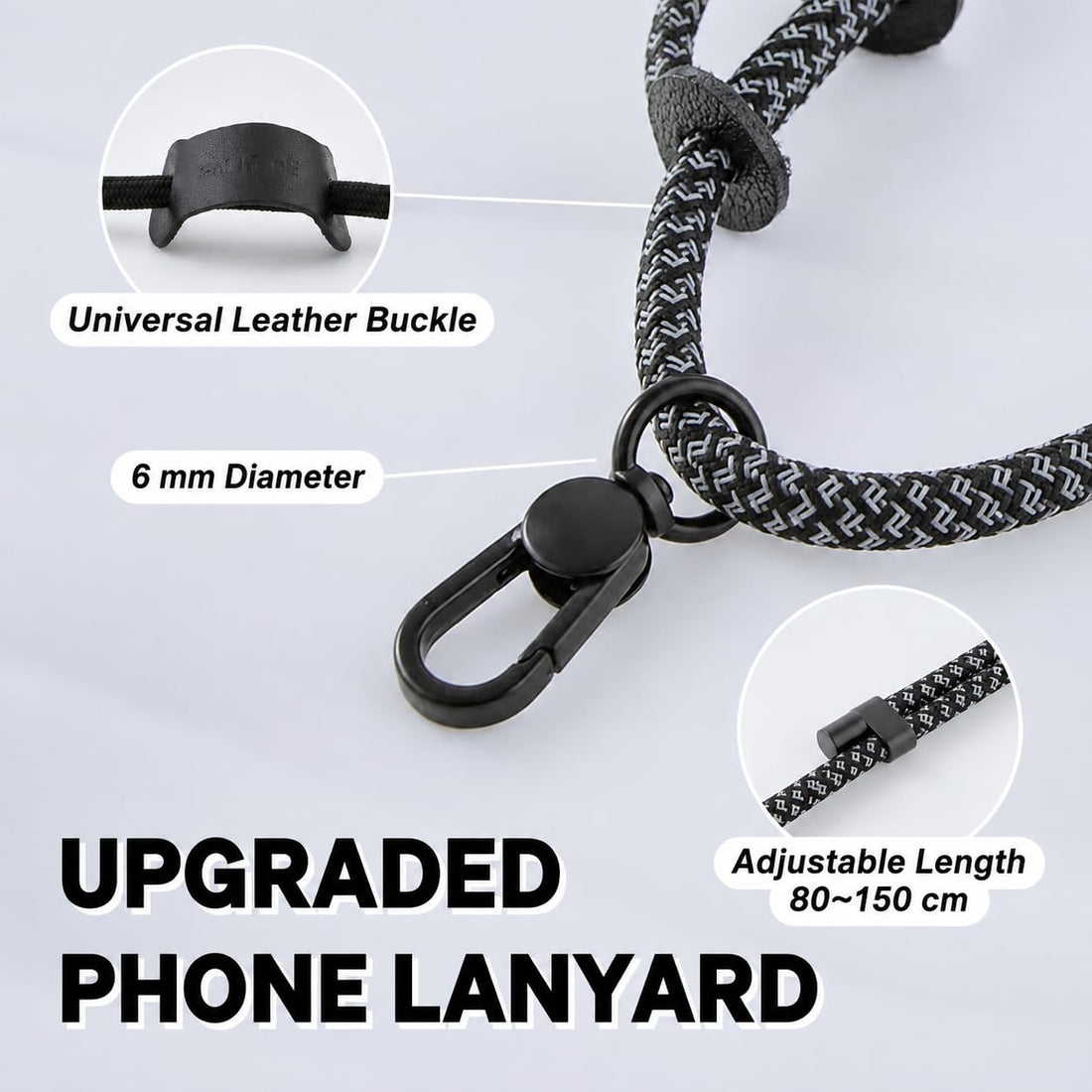 x-Amazon Best Finds - Electronics -Hands-Free-Phone Lanyard Crossbody, Anti Theft Phone Strap with 2 Tether Tabs