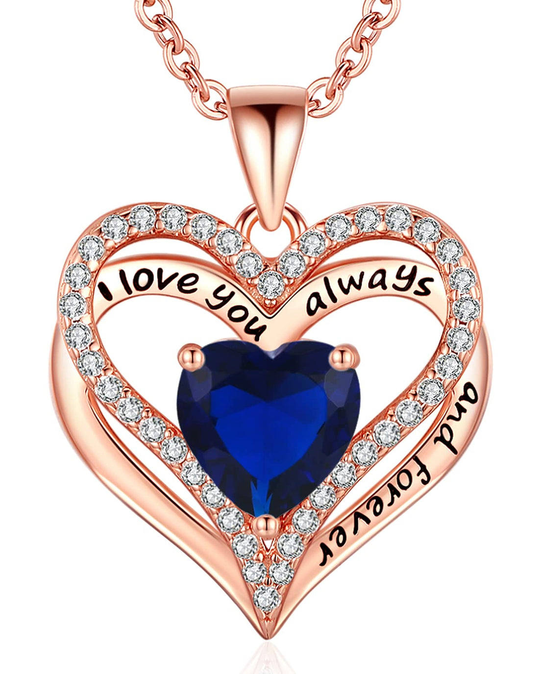 Always & Forever--I Love you Heart Necklace--S925 Sterling Silver Necklace for Women, TCoU Recommendations from Amazon Products