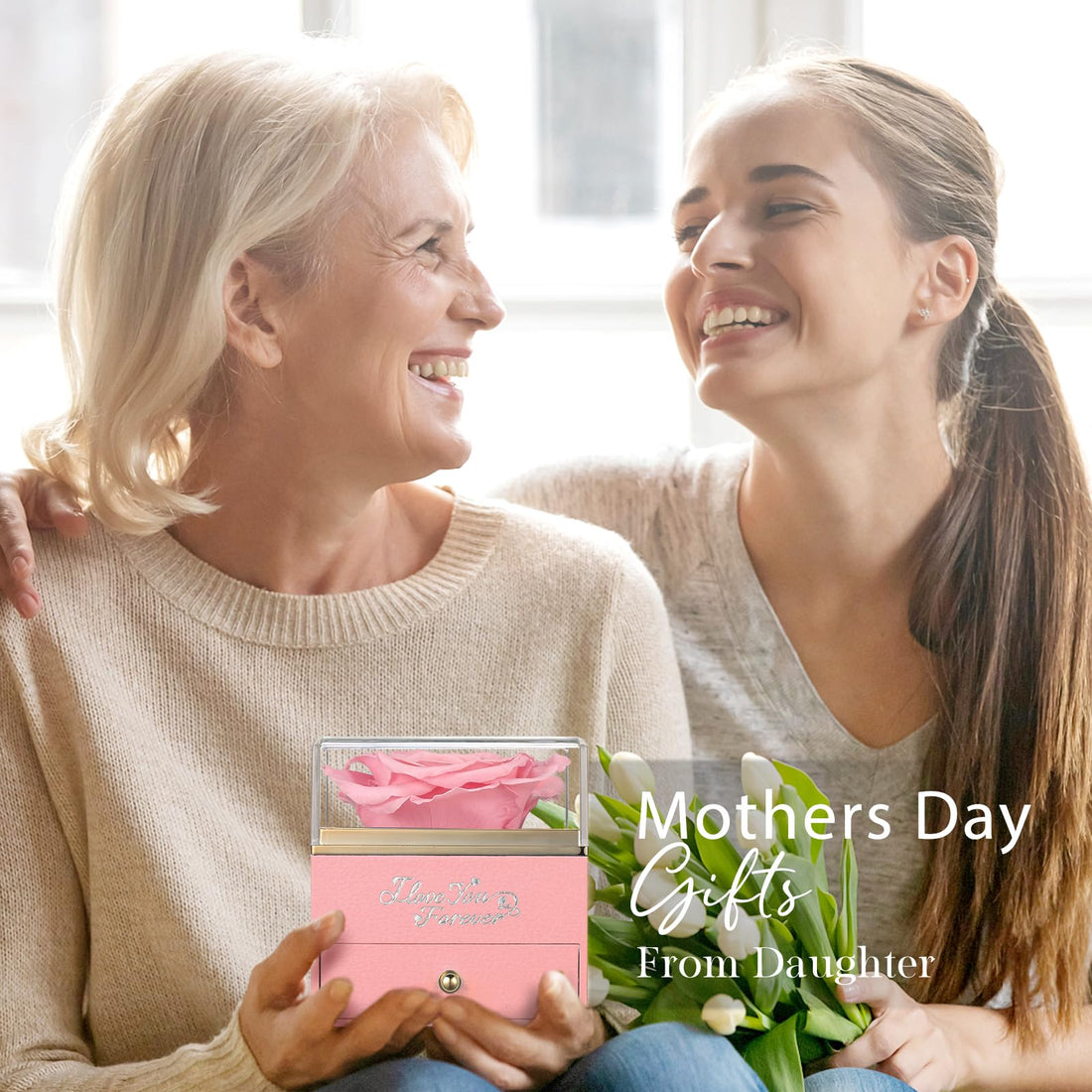 Heart Shaped Necklace--NEWNOVE Preserved Real Purple Rose with Angle Wings Necklace, Valentines Day Flowers Gifts for Mom Grandma Wife Girlfriend, I Love You Gifts for Her, Anniversary or Birthday Gifts for Women, TCoU Recommendations from Amazon Products