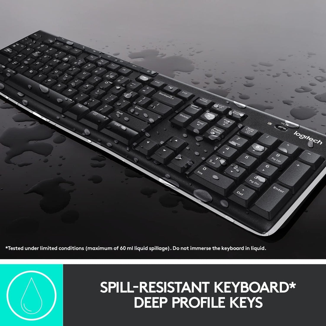 XX-Shop Amazon Products-TCoU affiliate--Logitech MK270 Full Size Wireless Keyboard and Mouse Combo - Black