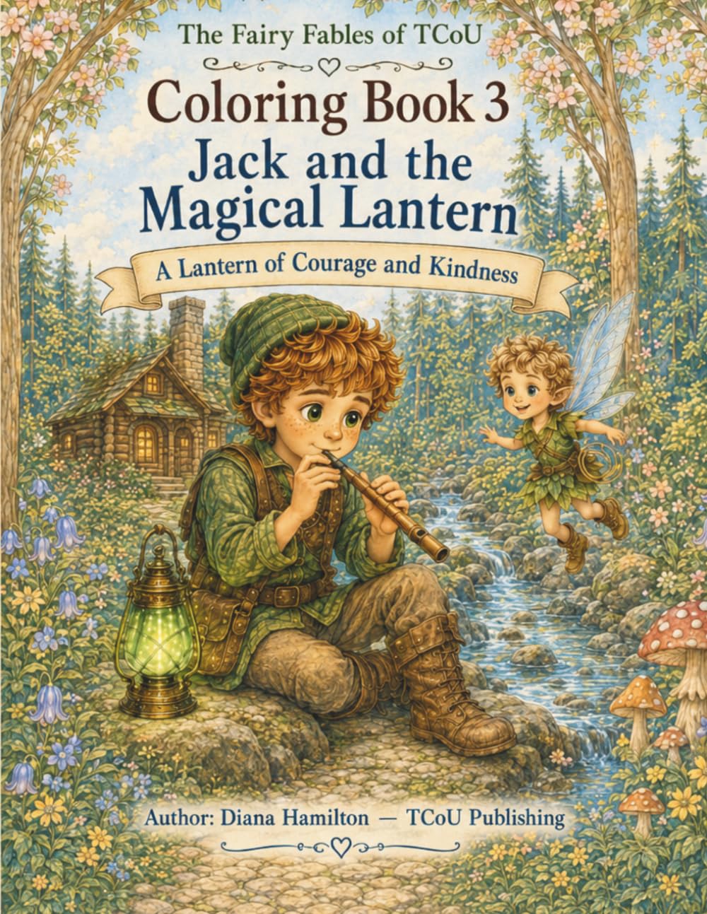 Jack and The Magical Lantern-Coloring Book 3: Coloring Book 3 ("The Fairy Fables of TCoU -- Coloring Book Series")