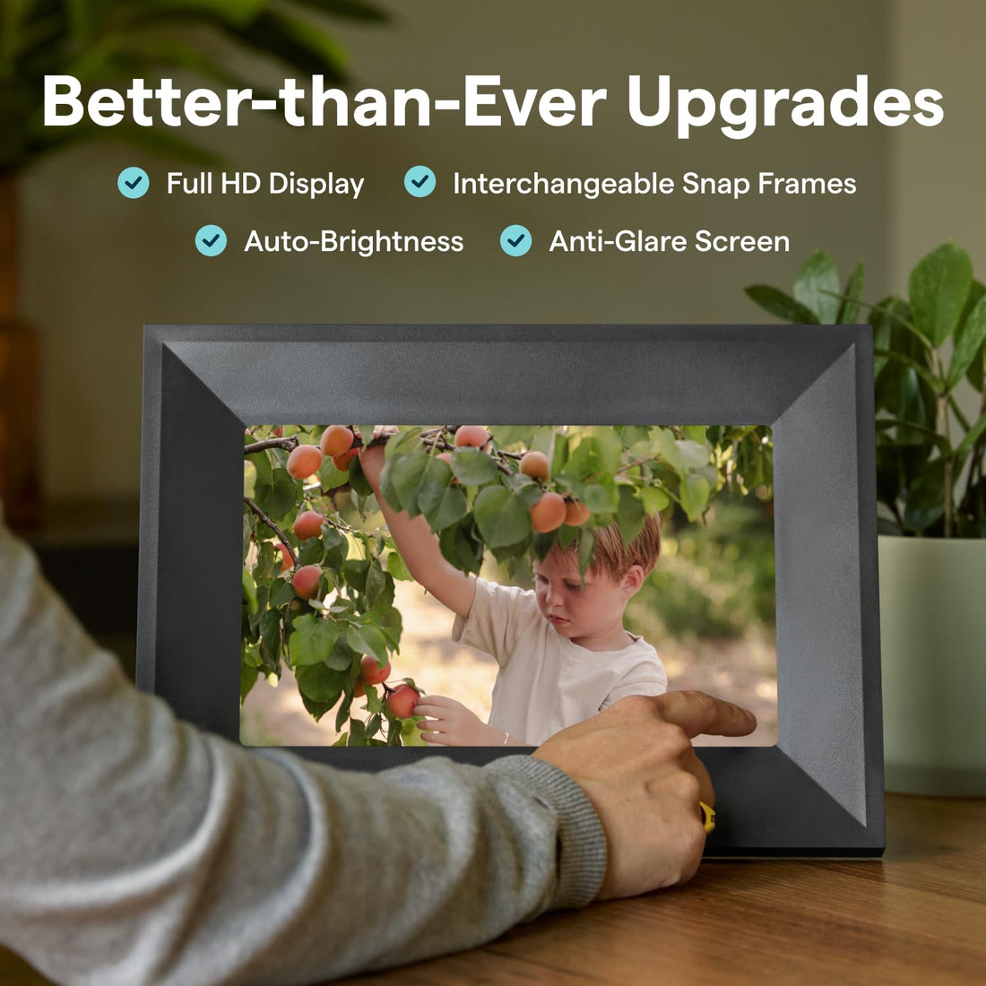 x-Amazon Best Finds - Gifts-Electronics --Skylight Digital Picture Frame, Load from Phone Capability, 10" White