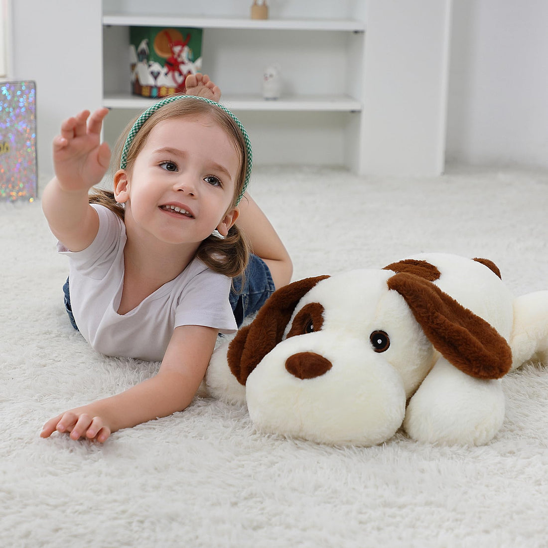 Get a Hug!! -- 5 lbs 24" Weighted Stuffed Animals, Panda Plushie, Cute Panda Weighted Plush Pillow, Giant Stuffed Animals for Kids & Adults alike!! TCoU Recommendations from Amazon Products