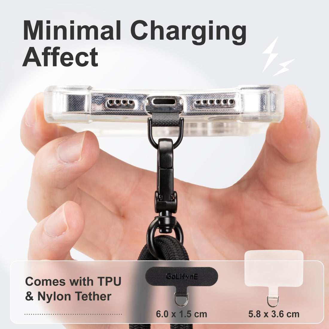 x-Amazon Best Finds - Electronics -Hands-Free-Phone Lanyard Crossbody, Anti Theft Phone Strap with 2 Tether Tabs