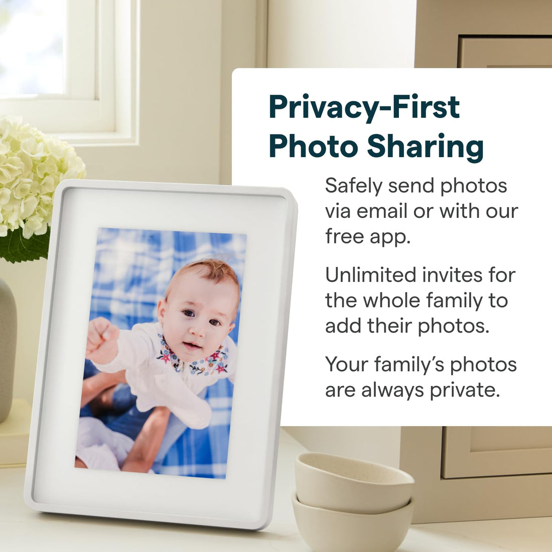 x-Amazon Best Finds - Gifts-Electronics --Skylight Digital Picture Frame, Load from Phone Capability, 10" White