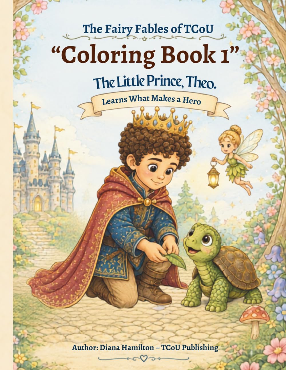 The Little Prince, Theo--Coloring book 1: Coloring book 1 ("The Fairy Fables of TCoU -- Coloring Book Series")