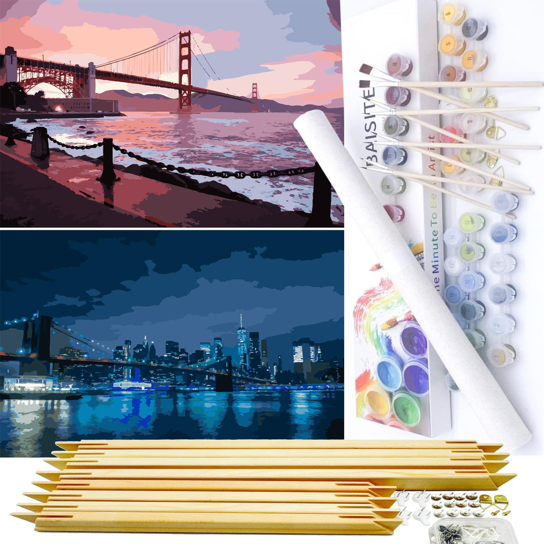 Paint by Numbers Kit for Adults,16" Lx20 W Canvas for Painting Kits for Adults in Colorful Box-Breathtaking Colorful Scenery 8481-Already Stretched on a Wooden Frame, TCoU Recommendations from Amazon Products