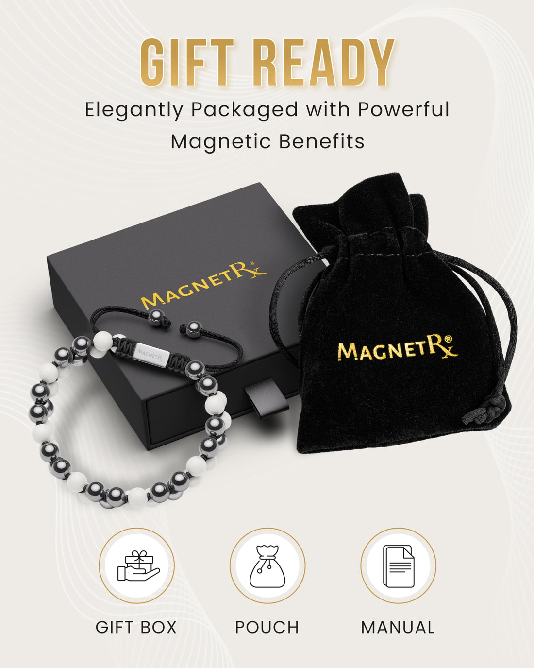 Copper Jewelry--MagnetRX® Magnetic Bracelets for Men & Women – MAX Strength Magnetic Hematite & Copper Bracelet with 8mm Solid Copper Beads (Double Copper), TCoU Recommendations from Amazon Products